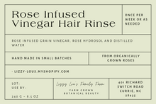 Load image into Gallery viewer, Rose Infused Vinegar Hair Rinse