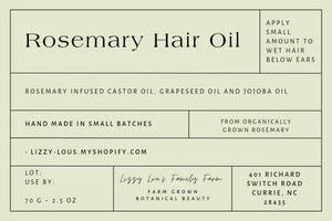 Rosemary Hair Oil