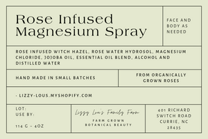 Rose Infused Magnesium Spray